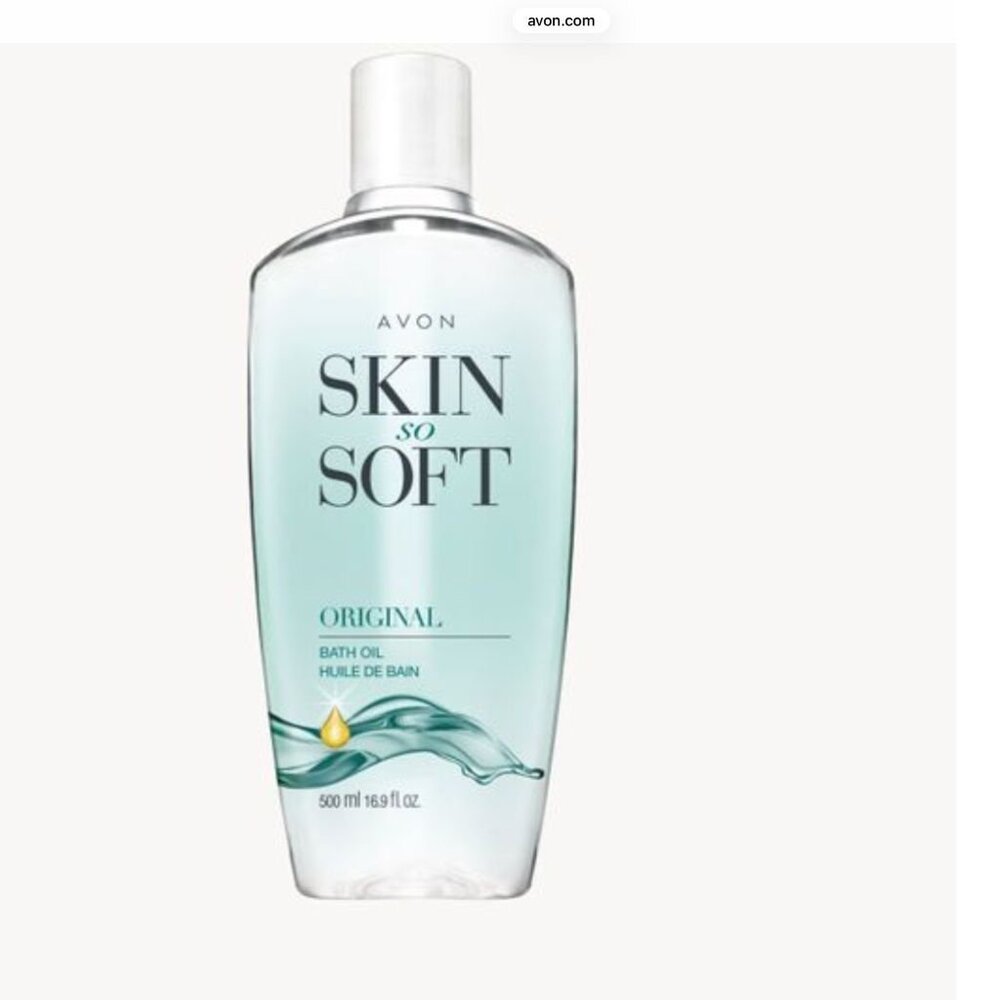 Avon Two Skin so Soft 16.9oz Original Bath Oil Bottle Brand New (2)